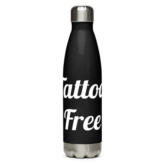 Tattoo Free Stainless steel water bottle
