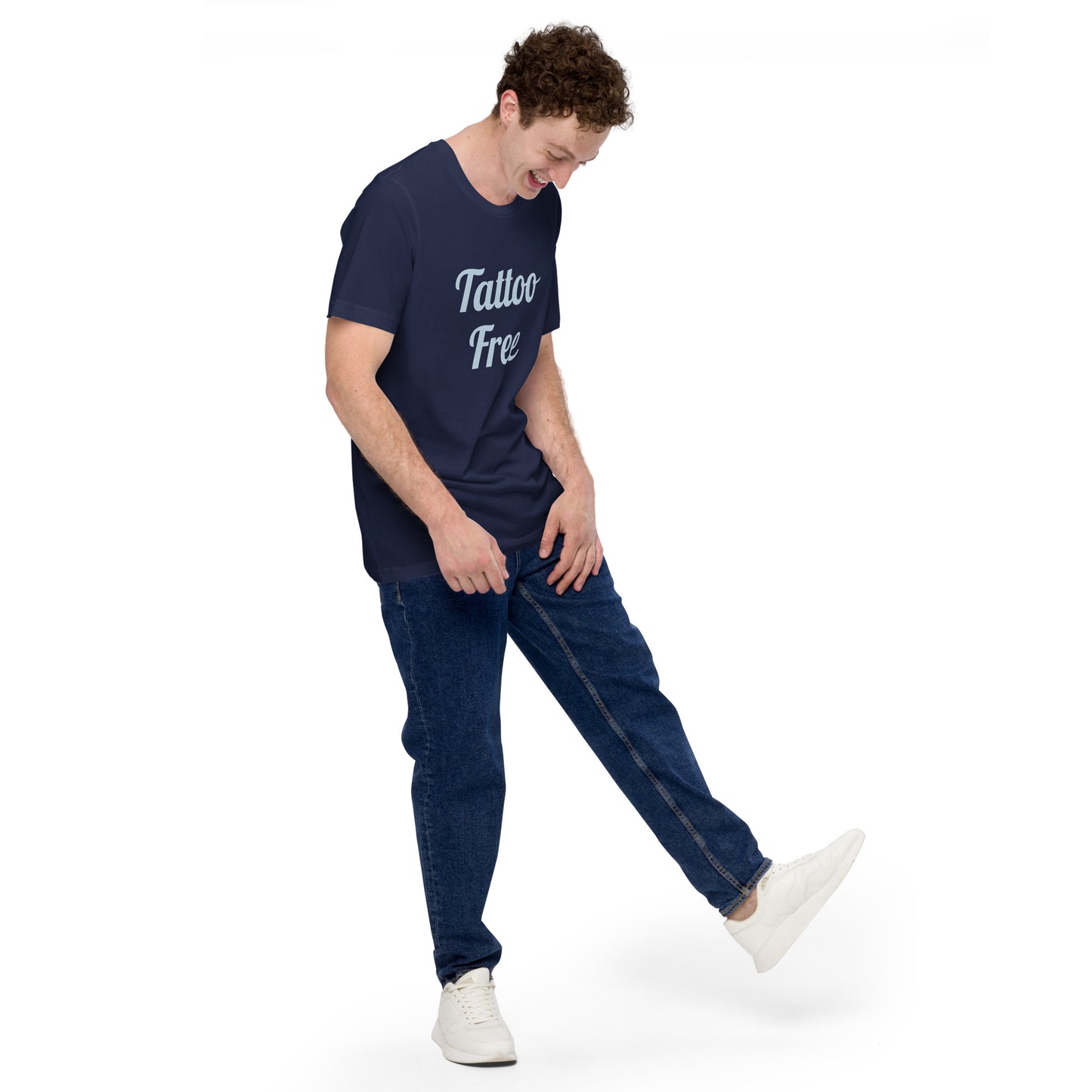 Tattoo Free Navy T-shirt
