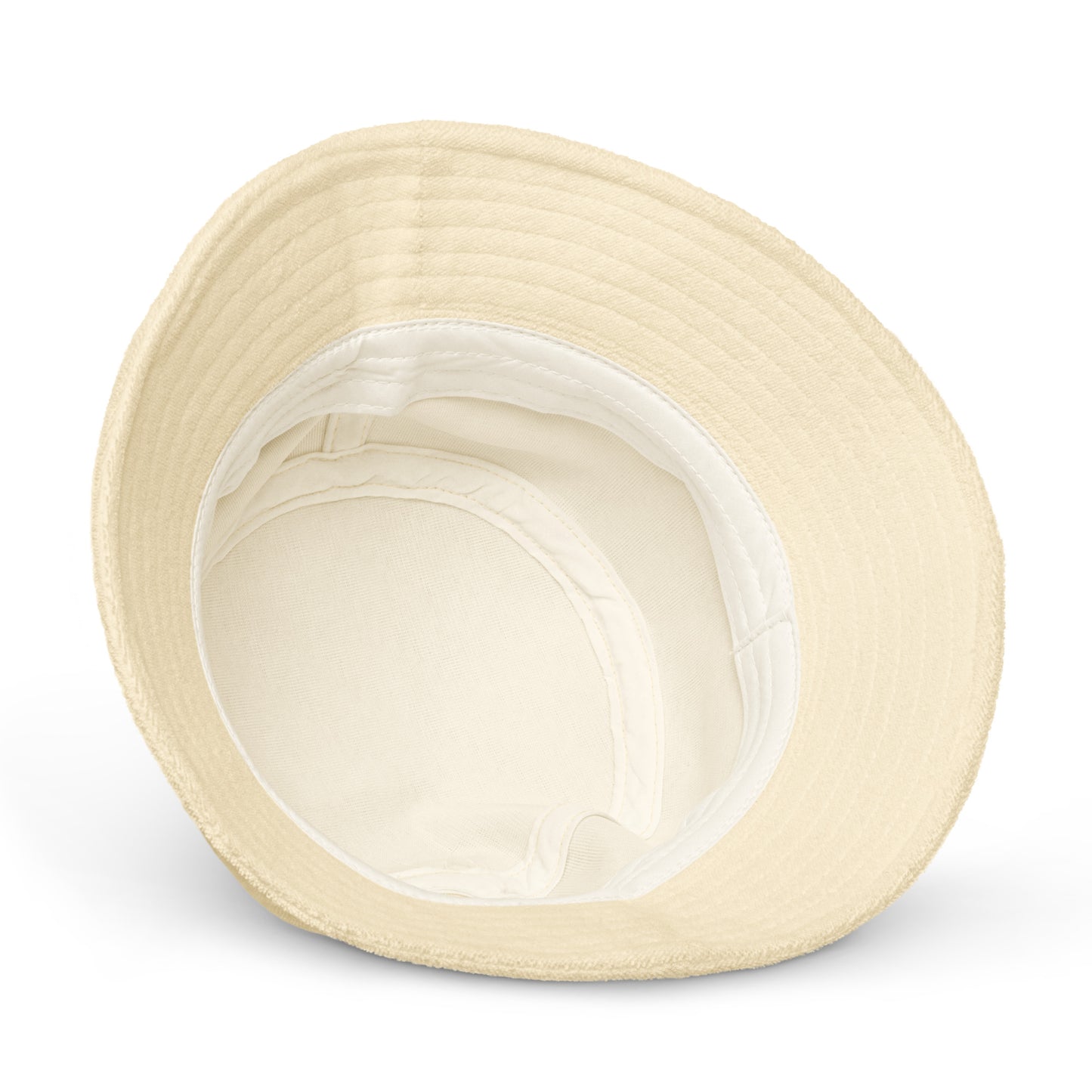 Tattoo free Navy / light blue terry cloth bucket hat